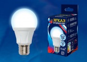Лампа светодиодная  Uniel LED-A60-18W/6500K/E27/FR PLP01WH серия Яркая форма "А" матовая
