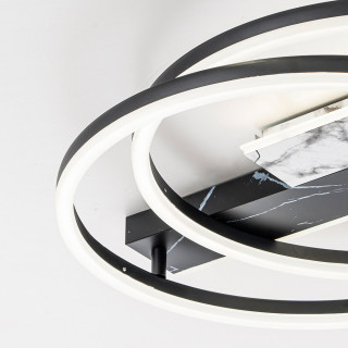 Светильник потолочный Escada 10252/2 LED*90W Black/White marble