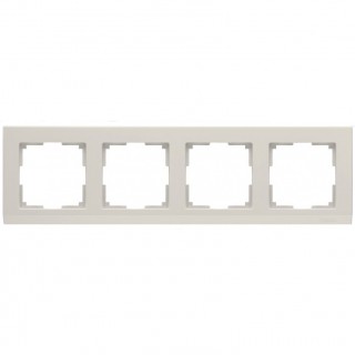 Werkel Stark Рамка 4 поста Слоновая кость W0041803 (WL04-Frame-04-ivory)
