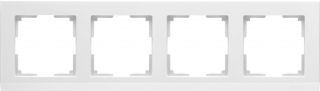 Werkel Stark Рамка 4 поста Белая W0041801 (WL04-Frame-04-white)