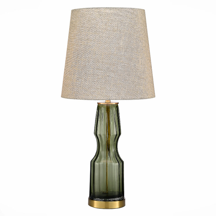 Прикроватная лампа ST-Luce Оливковый,Латунь/Серый E27 1*40W SL1005.904.01