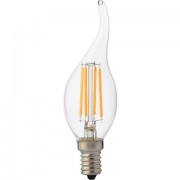 Светодиод. лампа 4W 4200K E14 (филамент) свеча на ветру