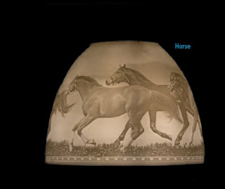 Подвес Ivele 1774/170 золото черненое Horse NEW
