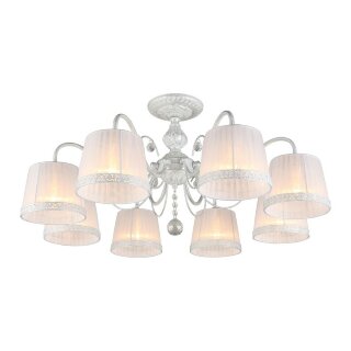 Люстра  AURA  S7786-8 WT+WT