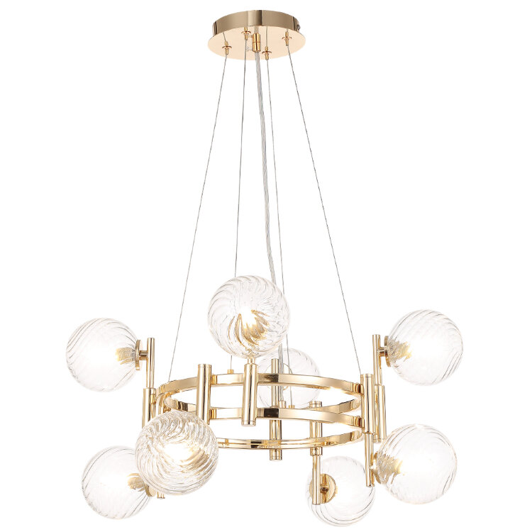 Люстра Crystal Lux LUXURY SP8 GOLD 2270/308