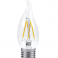Светодиодная лампа ASD LED-Свеча на ветру-PREMIUM 5.0Вт 220В Е27 4000К 450Лм прозрач.
