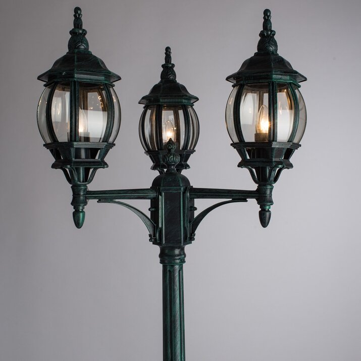 Садово-парковый светильник Arte Lamp A1047PA-3BG