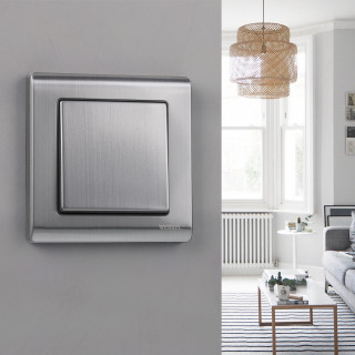 Werkel Выключатель 1-кл.  W1110002 (WL02-SW-1G) глянц.никель