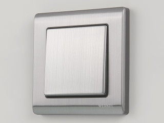 Werkel Выключатель 1-кл.  W1110002 (WL02-SW-1G) глянц.никель