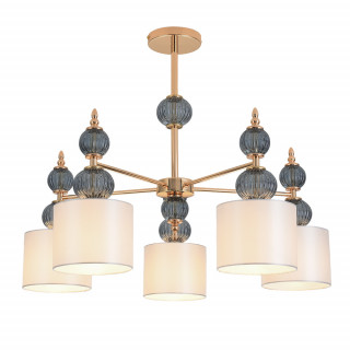 Люстра LUMION 8418/5 золото/серый