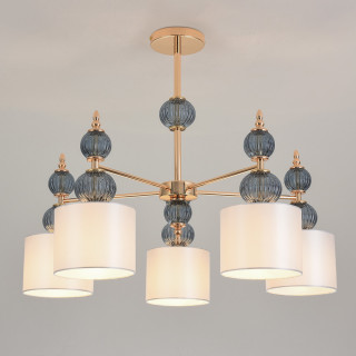 Люстра LUMION 8418/5 золото/серый