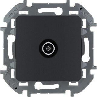 Legrand INSPIRIA Антрацит Розетка TV звезда  673853