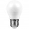 Лампа светодиодная, 7W 230V E27 2700K, G45,SBG4507 (071)
