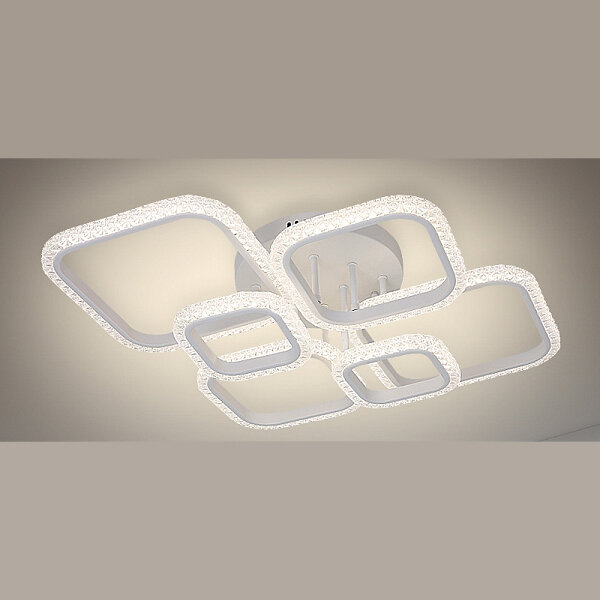 Люстра  MS 1209/6 Амаро 144W белый 3000-6500К  диммир. с ПДУ