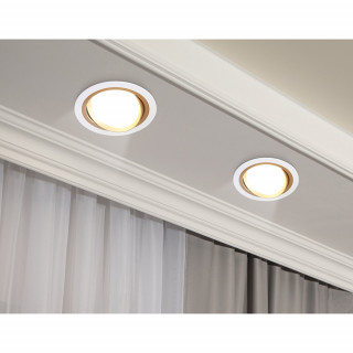 Светильник встраиваемый TN51912 WH/GD белый/золото GX53 max 12W D115*23