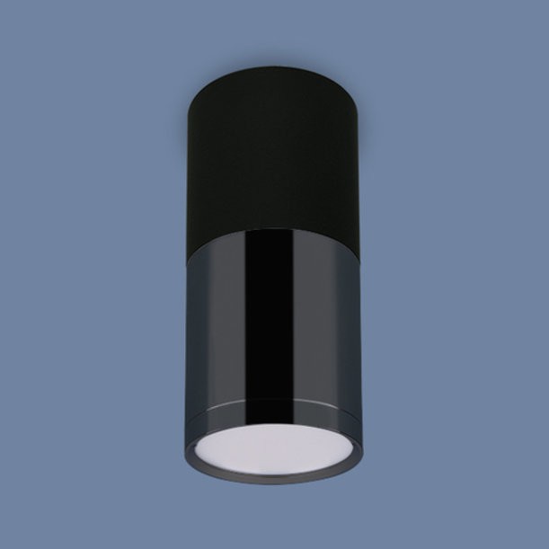 Светильник накладной DLR028 6W 4200K черный матовый/черный хром
