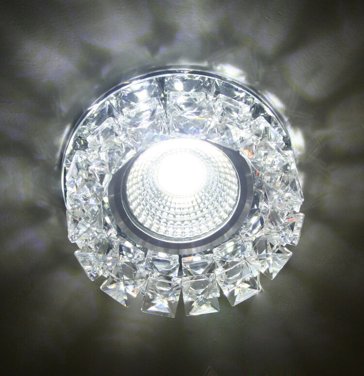 Встраиваемый светильник AURA A8065 6500k cob5w+led подсветка