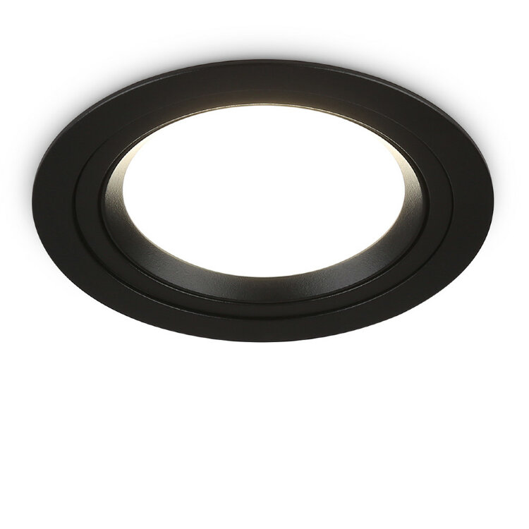 Светильник встраиваемый TN51913 BK черный GX53 max 12W D115*23