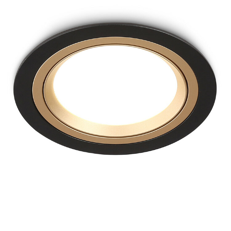Светильник встраиваемый TN51914 BK/GD черный/золото GX53 max 12W D115*23