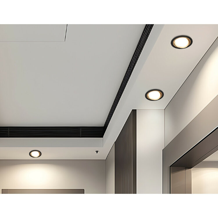 Светильник встраиваемый TN51914 BK/GD черный/золото GX53 max 12W D115*23