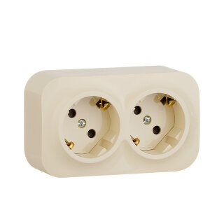 Legrand Quteo Сл. кость Розетка 2-ая з/к со шторками п/подкл. 782267