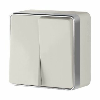 Выключатель двухклавишный Gallant (слоновая кость) Werkel W5020003