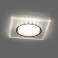 Светильник встраиваемый Feron CD5022 20LED*2835 SMD 4000K, 15W GX53, без лампы, белый матовый квадра