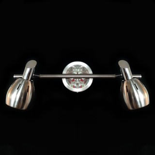 Спот AURA MX8739-02/I102 CH+NK