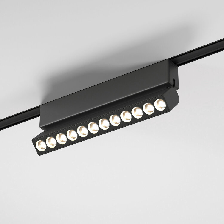 Flat Magnetic Трековый светильник 12W 4000K Insight (чёрный) Elektrostandard 85091/01