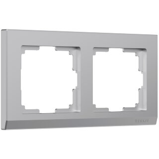 Werkel Stark Рамка 2 поста Серебряный W0021806 (WL04-Frame-02)