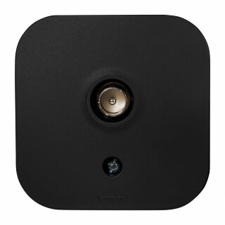 Legrand Quteo Черный матовый Розетка TV единств. 782478