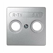 Накладка на розетку R-TV-SAT алюминий 73 Loft 73097-63