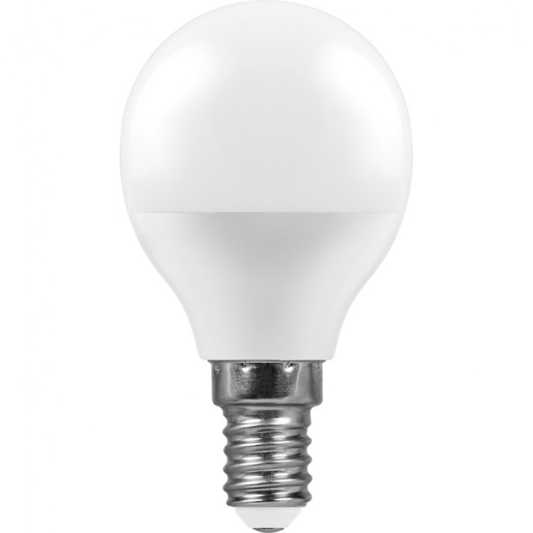 Лампа  FERON светод. LB-95 (7W) 230V E14 4000K G45 (923)