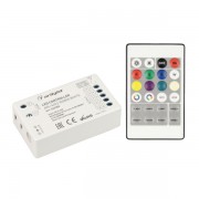 Контроллер ARL-4022-RGBW White (5-24V, 4x4A, ПДУ 24кн, RF) (IP20 Пластик, 3 года)