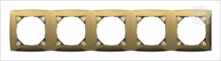 Рамка,  5постов  WDE000405, шампань (уп.8)