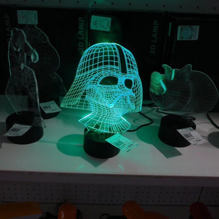 Светильник-ночник 3D эффект