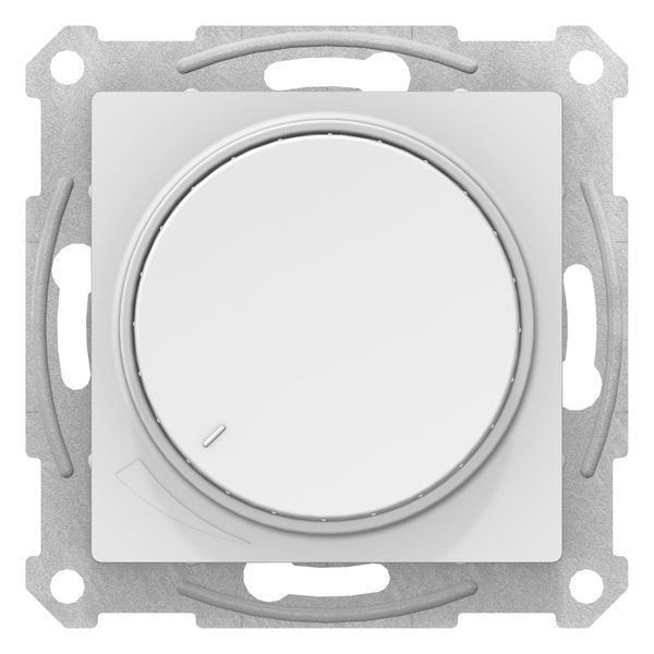 SE AtlasDesign Белый Светорегулятор (диммер) поворотно-нажимной, 630Вт, мех.