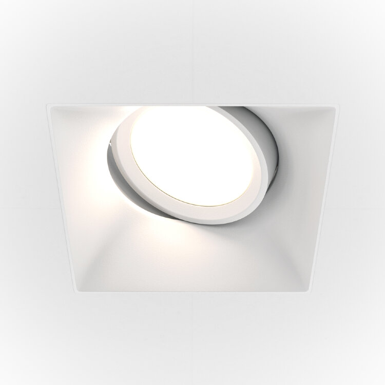 Встраиваемый светильник Maytoni DL042-01-SQ-W