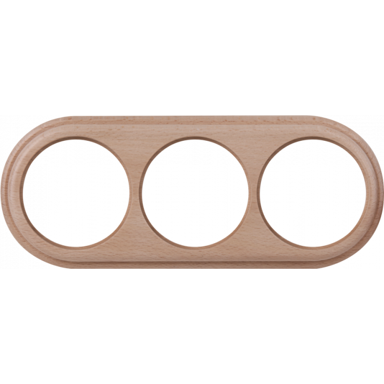 Werkel Ретро Рамка 3 поста Светлый бук