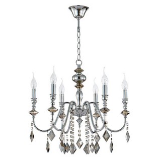 Люстра Crystal Lux 0950/306 MERCEDES SP6 CHROME/SMOKE
