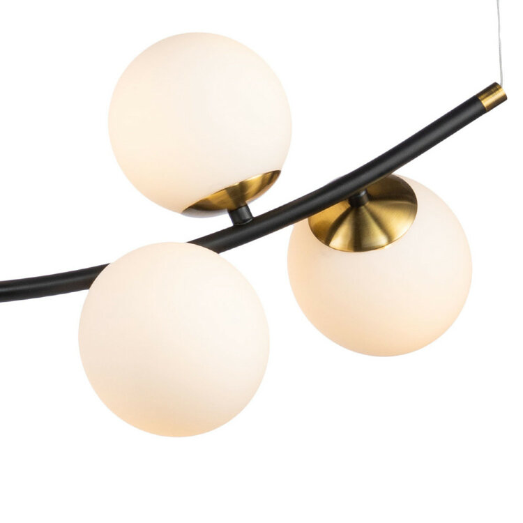 Люстра INDIGO  11002/7P Black V000087