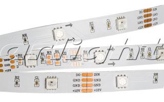 Свeтoдиoдная лeнта Arlight SPI 2-5000-AM 12V RGB (5060, 150 LEDx3)
