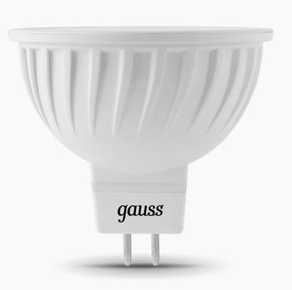 Лампа Gauss LED MR16 5W 201505105 2700K AC/DC 12V Lens