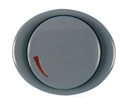 Накладка ABB для роторного светорегулятора серый камень/серый Tacto