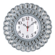 Часы настенные 31см, круглые, корпус серый с белой патиной, " Классика" "Рубин" 3130-003