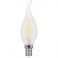 Лампа  FERON светод.LB-74 9W 230V E14 2700K филамент C35T мат свеча на ветру (401)