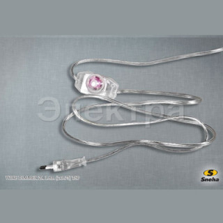 Шнур с диммером SNEHA WIRE+1A 1,8m (2*0,75) TSP
