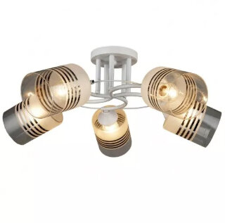 Люстра  AURA  S4738-5 WT E27