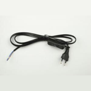 Сетевой шнур с вилкой и выкл. Uniel UCX-C11/02A-170 Black