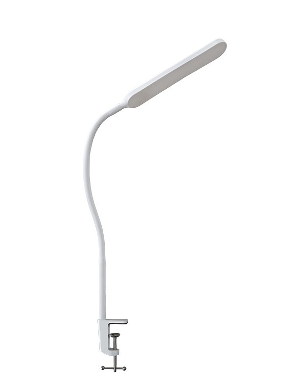 Наст. лампа UL615 (белый, на струбцине, 12 Вт, LED)